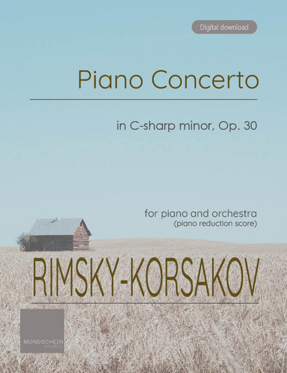 Rimsky-Korsakov - Piano Concerto, Op. 30 (PDF Sheet Music / Digital Download)