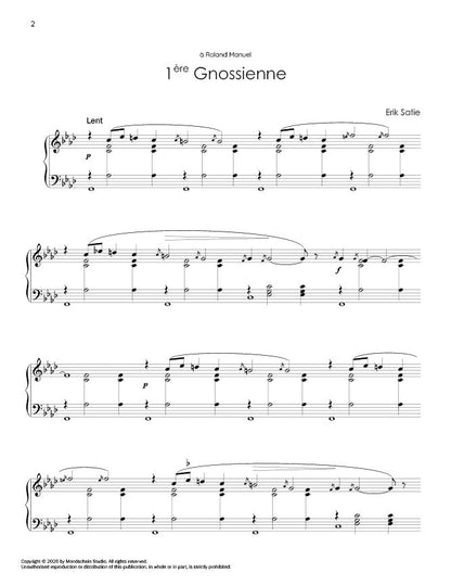 Satie - Gnossienne No. 1 (PDF Digital Download)