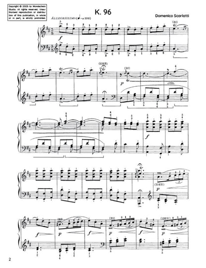 Scarlatti - Sonata in D major, K. 96 (PDF Sheet Music / Digital Download)
