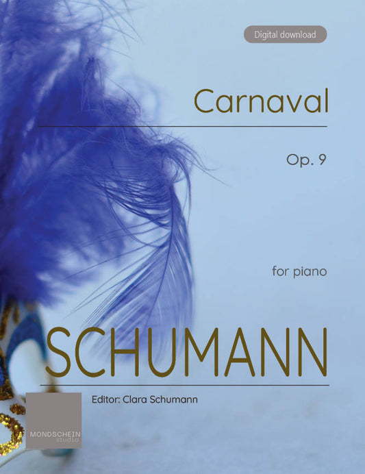 Schumann - Carnaval, Op. 9 (PDF Sheet Music / Digital Download)