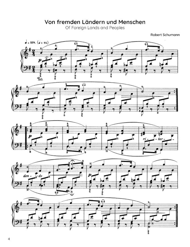 Schumann - Kinderszenen (Scenes from Childhood), Op. 15 (PDF Sheet Music / Digital Download)