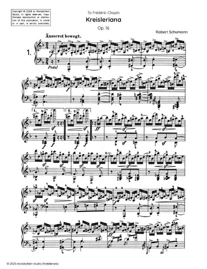 Schumann - Kreisleriana, Op. 16 (PDF Sheet Music / Digital Download)