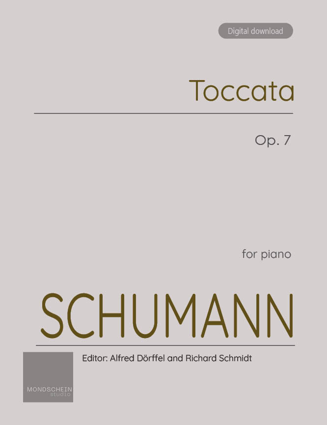 Schumann - Toccata, Op. 7 (PDF Sheet Music / Digital Download)