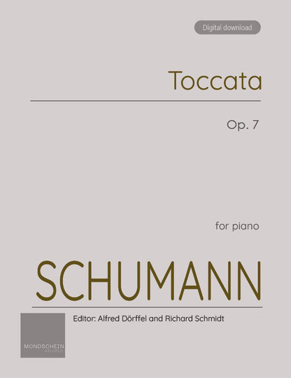 Schumann - Toccata, Op. 7 (PDF Sheet Music / Digital Download)