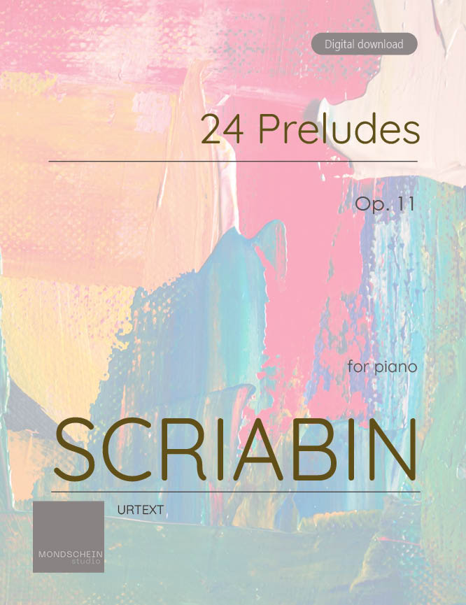 Scriabin - Preludes, Op. 11 (PDF Sheet Music / Digital Download)