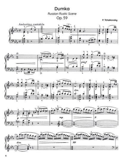 Tchaikovsky - Dumka, Op. 59 (PDF Sheet Music / Digital Download)