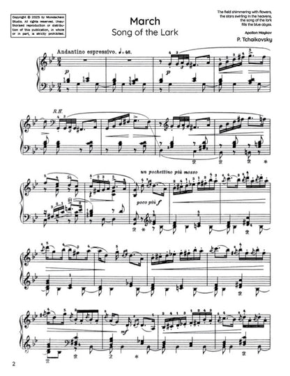 Tchaikovsky - March from The Seasons, Op. 37a (PDF Sheet Music / Digital Download)