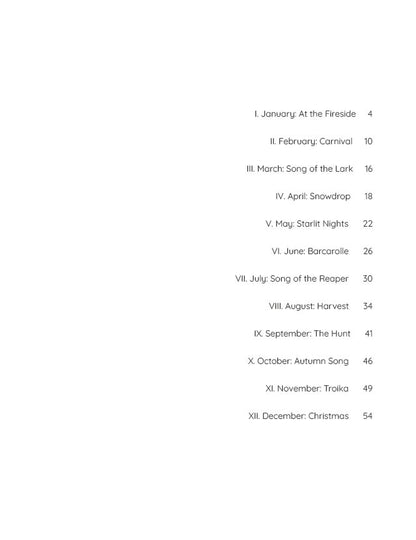 Tchaikovsky - The Seasons, Op. 37a (PDF Sheet Music / Digital Download)