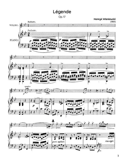 Wieniawski - Légende Op. 17 (PDF Sheet Music / Digital Download)